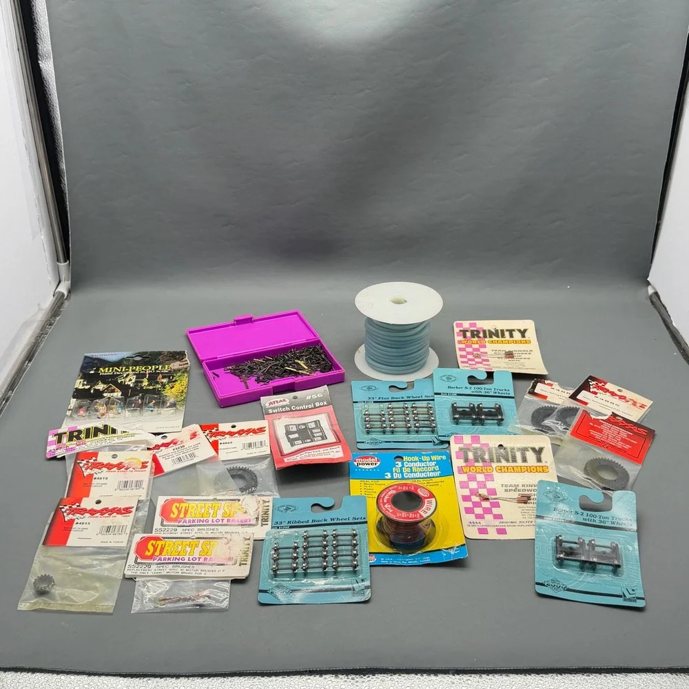 Vintage Model Train & RC Parts Lot Traxxas Bachmann Atlas Trinity Assorted New